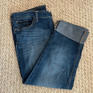 Gap low rise crop jeans